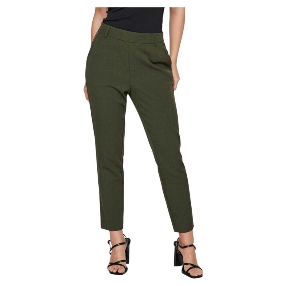 Vila Womens/Ladies Vivarone Slim Pants / Kombu Green
